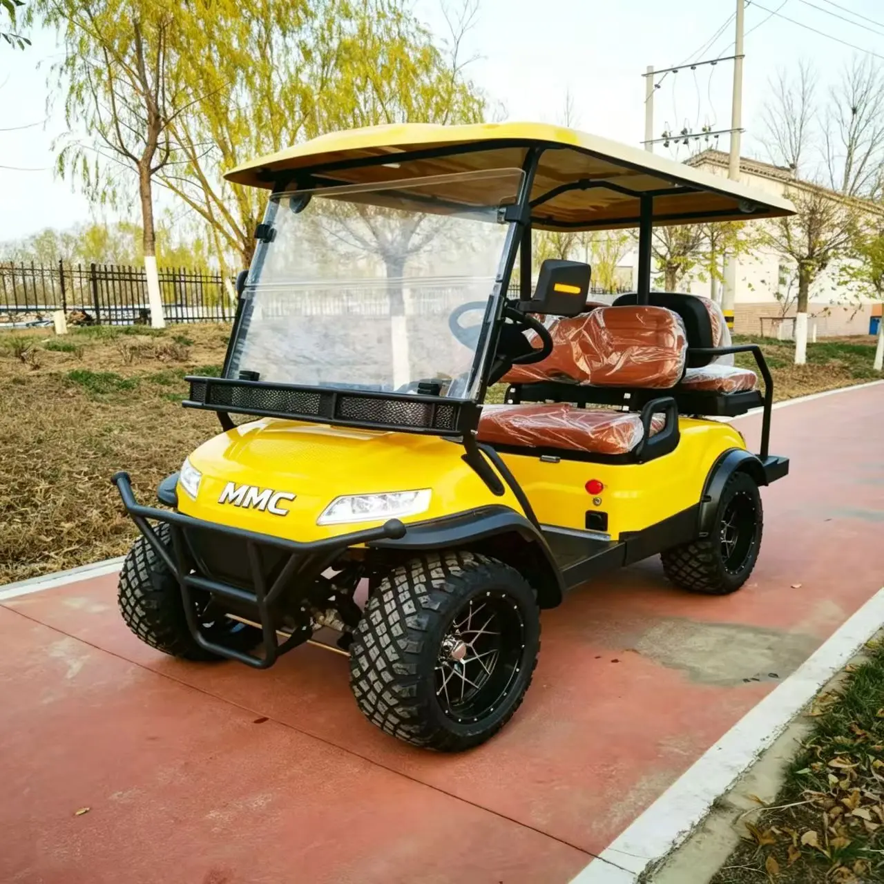 2026 MMC 4WD New Energy 2 4 6 8 Seater Customized 48/60/72V Lithium Ion Battery 4000W/5000W/7000W Electric Golf Carts