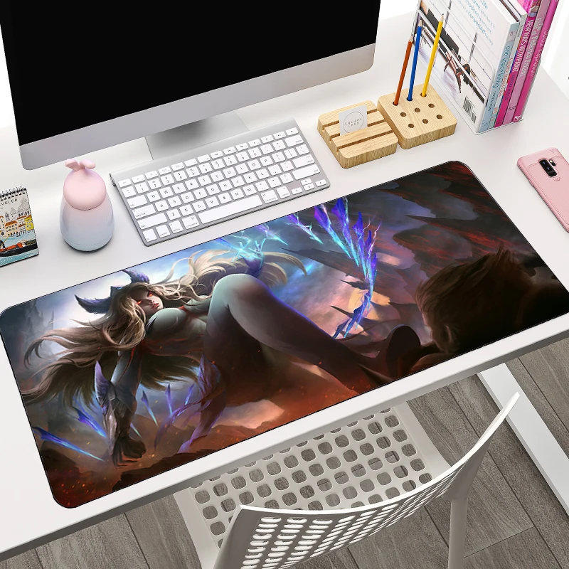 League Of Legends Irelia podkładka pod mysz na biurko Laptop dziewczyna Anime Gamer klawiatura podkładka pod mysz gry komputerowe akcesoria podkład na biurko dywan do gier