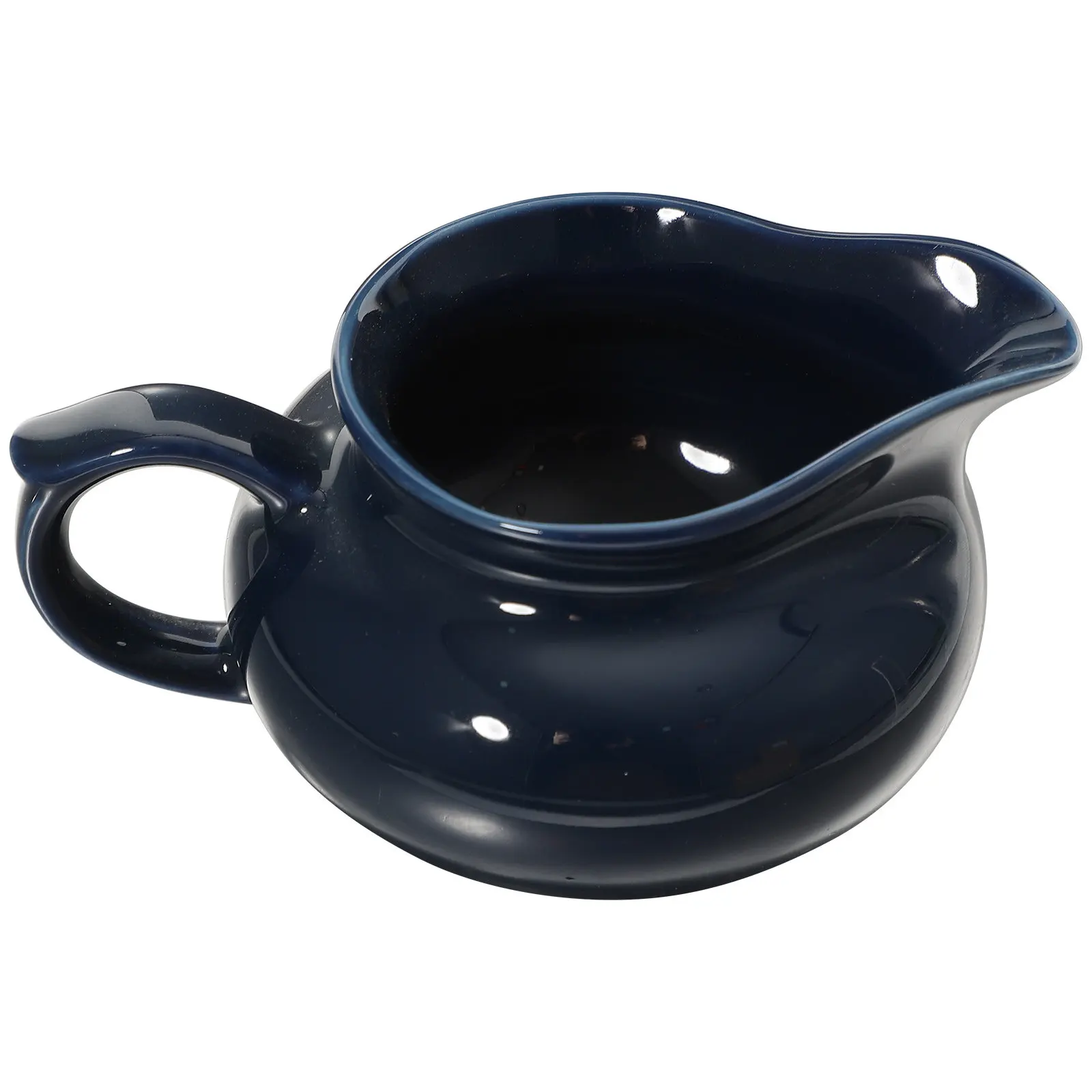 Tazón de cerámica para salsa de soja, dispensador multifunción de salsa, recipiente para condimentos doméstico, tazón para salsas con asa