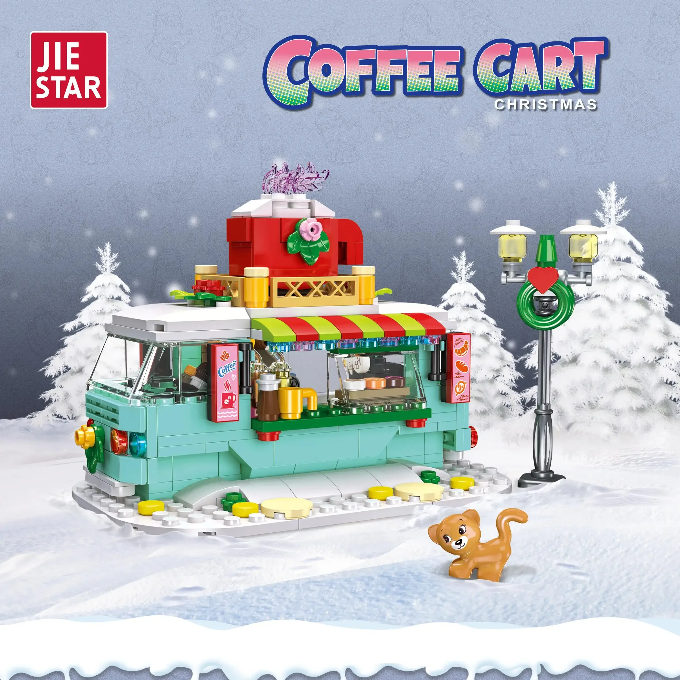 MOC DIY 2025, Weihnachtsblöcke, Geschenkprodukt, personalisiertes Familienspielzeug, Frohe Weihnachten, Festival, Party ﻿