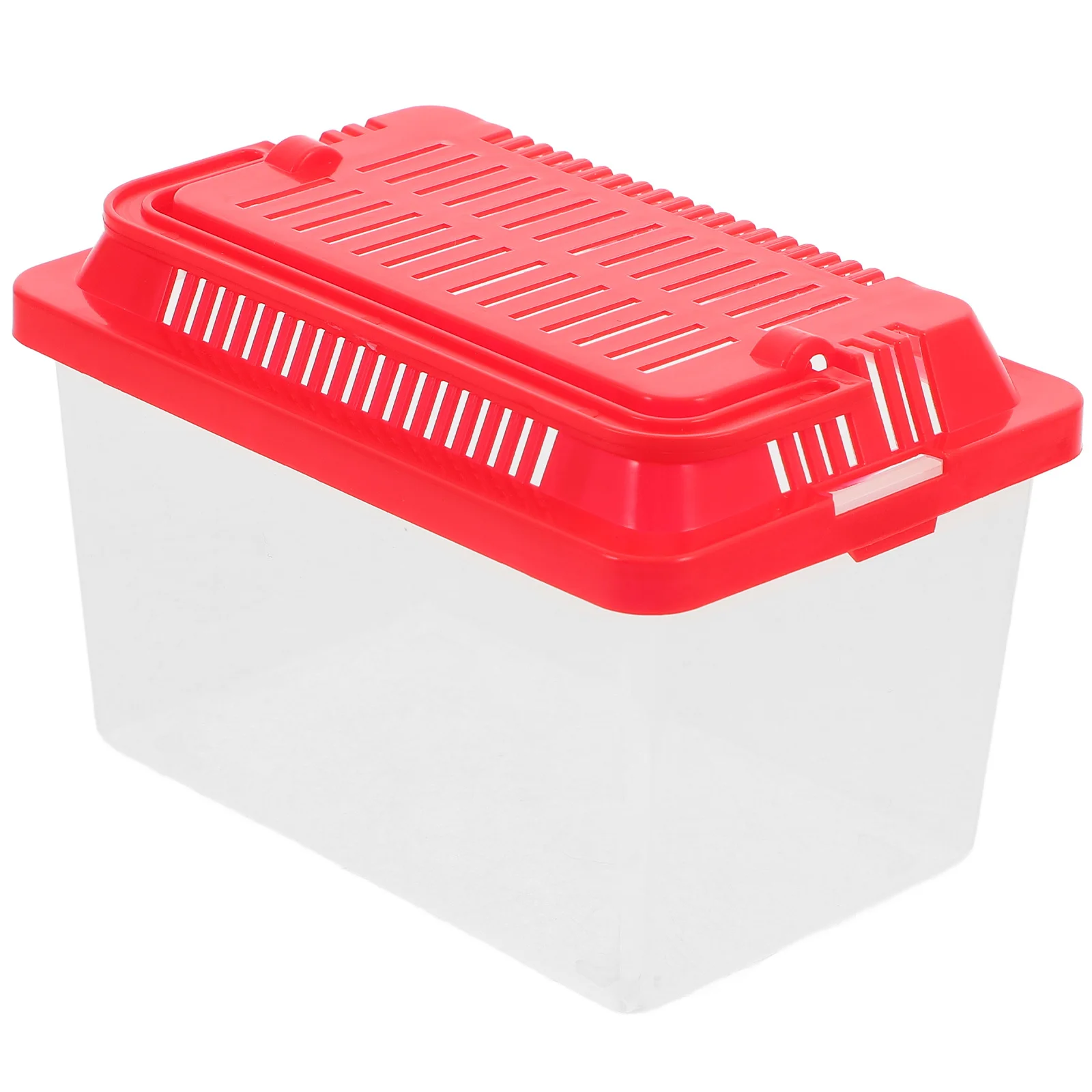 Portable Fish Tank Transparent Turtle Box Handheld Aquarium Compact Reptile Feeding Habitat Plastic Aquarium Portable Fish Tank