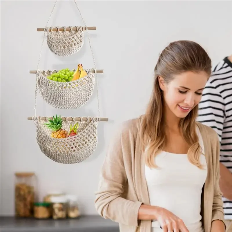 

Hanging Storage Pouches Wall Mounted Organizer Wall Mounted No-Punch Over The Door Storage Pouch For Living Room-B09B