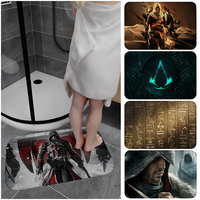 Assassins Creed Floor Mat Rectangle Anti-slip Home Soft Badmat Front Door Indoor Outdoor Mat Welcome Doormat