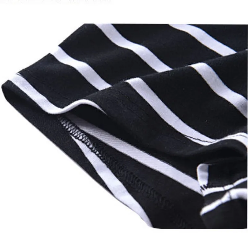 Men's Underwear Pure Cotton Boxers Student Youth Low Waist Boys Sexy Breathable Latest Summer Trendy Stripe Trunk Underpants