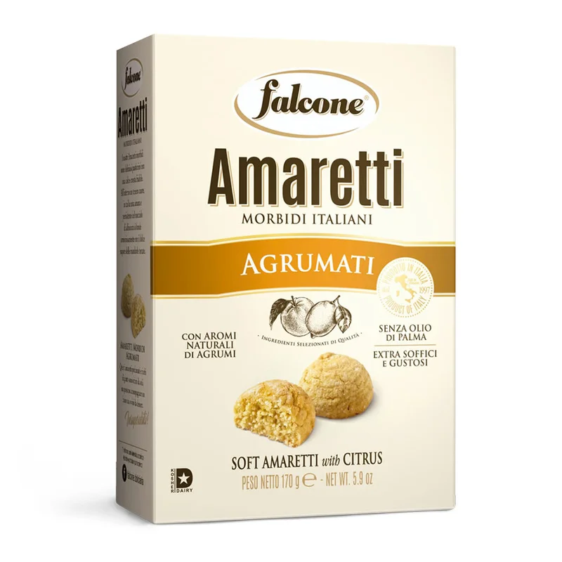 Amaretti Agrumati 170g Biscuits-Falcone