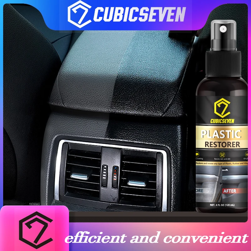 

Cubicseven Car Plastic Leather Repair Restorer Car Interior Seat Leather Renovator Repair Polish Coating Liquid Automotive Care