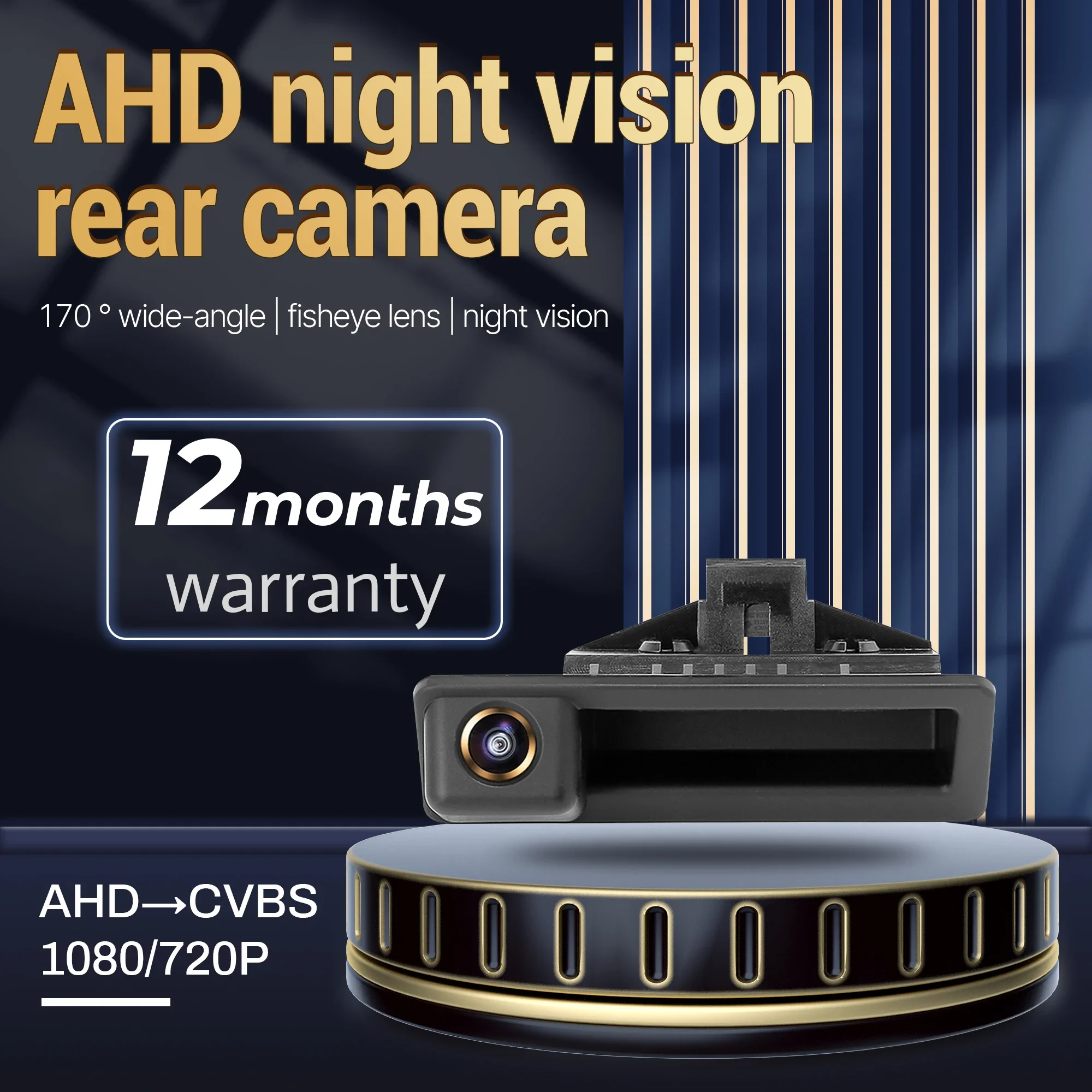 كاميرا بمقبض صندوق السيارة AHD 1080P 170 ° سيارة الخلفية سيارة عكس لسيارات BMW E60 E39 E90 E82 E61 X1 E84 X5 X6 E70 E92 E91 35 سلسلة E88 E93