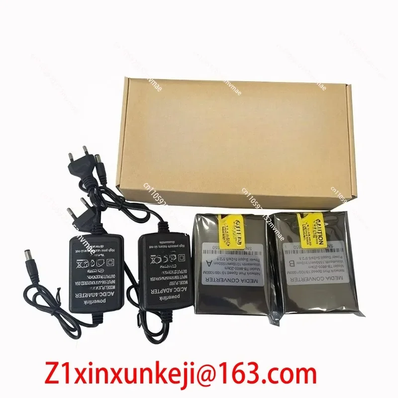 10/100/1000M Gigabit Single Mode Simplex 3km Fiber Optic Cable To RJ45 Converter
