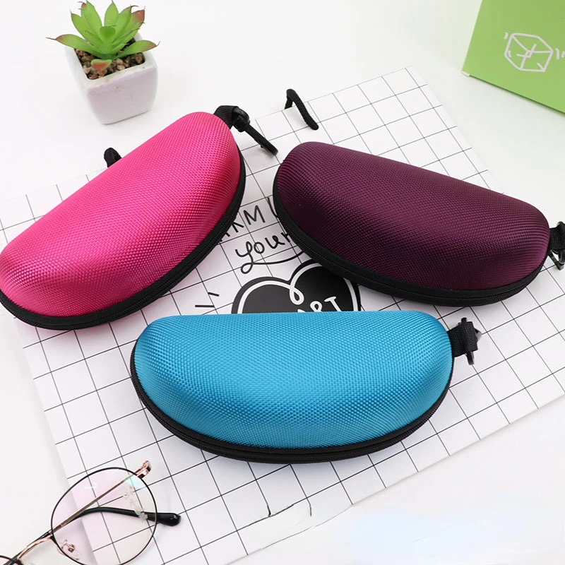 Oxford Cloth Large Eyewear Case Sunglasses Zipper Storage Box Adult Portable Sports Sunglasses Case Backpack Accessories