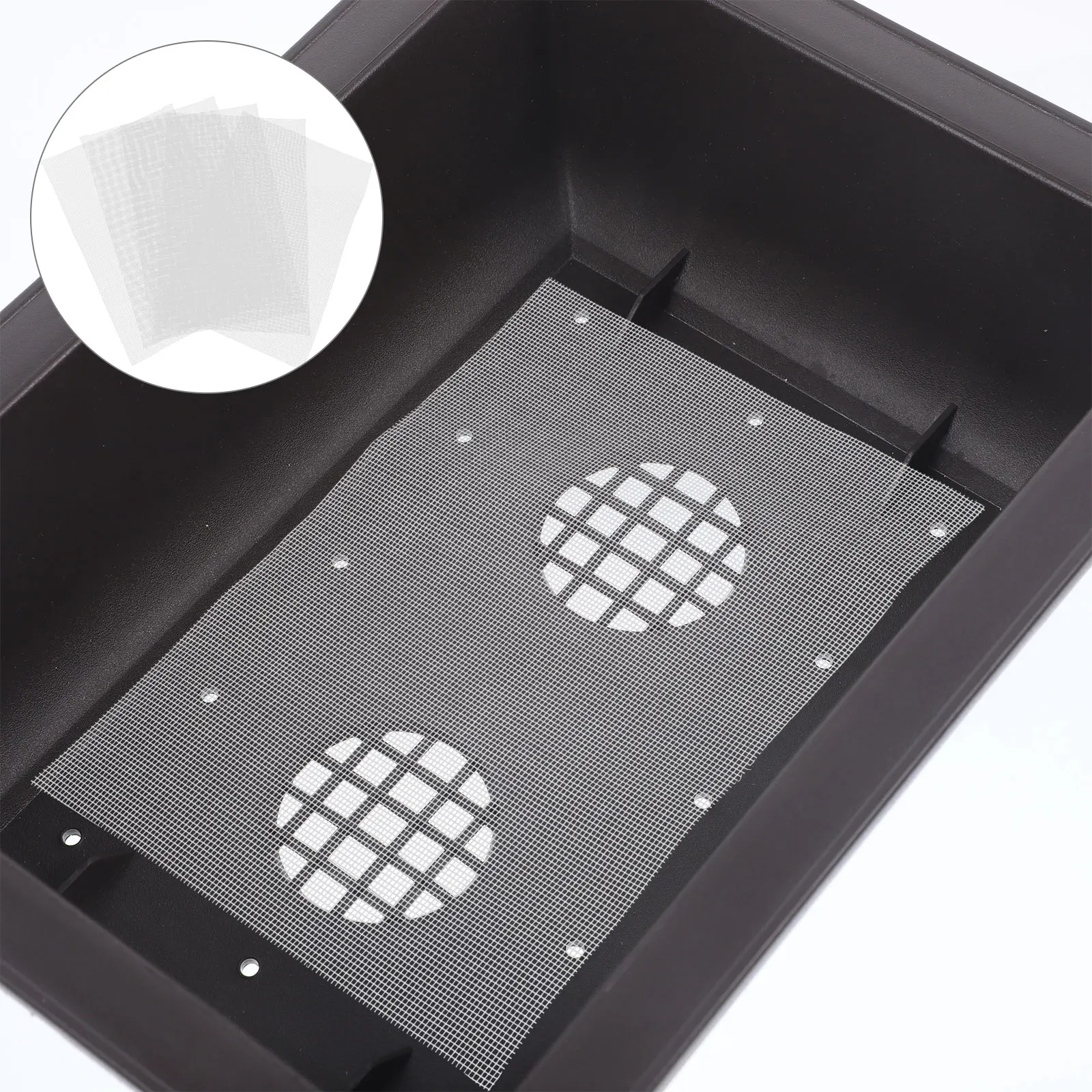 

5pcs Flowerpot Mesh Padbonsai Drainage Screen Plant Pot Base Mat Flowerpot Bottom Cushion Ventilated Garden Accessory