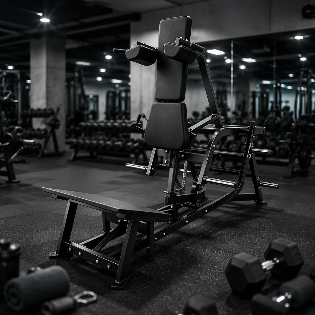 2026 Steel Adjustable Between-the-Legs Squat Deadlift Trainer Set 100kg+100kg Weight Stack-Commercial Use Safety-Focused Indoorp
