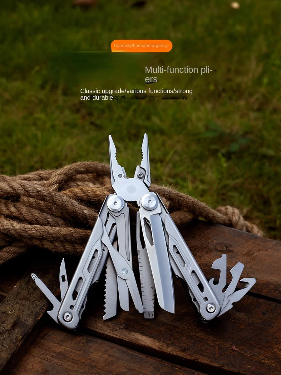 

Multi-Function Pliers Emergency Equipment Portable Tool Clamp Folding Field Survival Knife