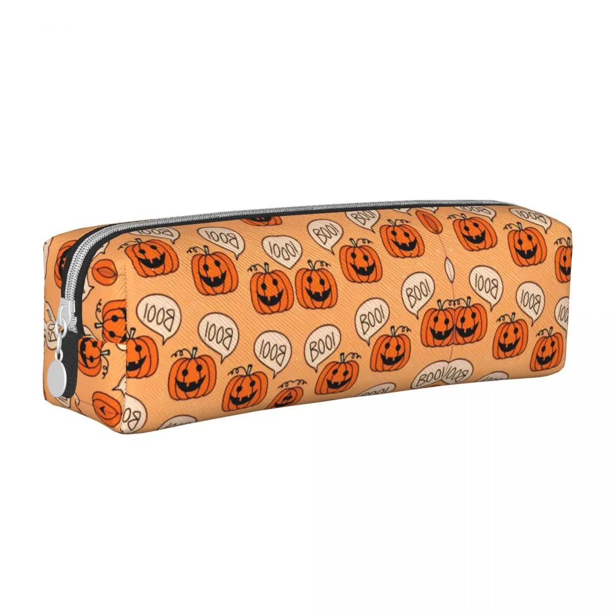 Lovely Halloween Pumpkins Ghosts Pencil Case Kawaii Pencil Box Pen for Student Large Storage Bags Students School  Accessories