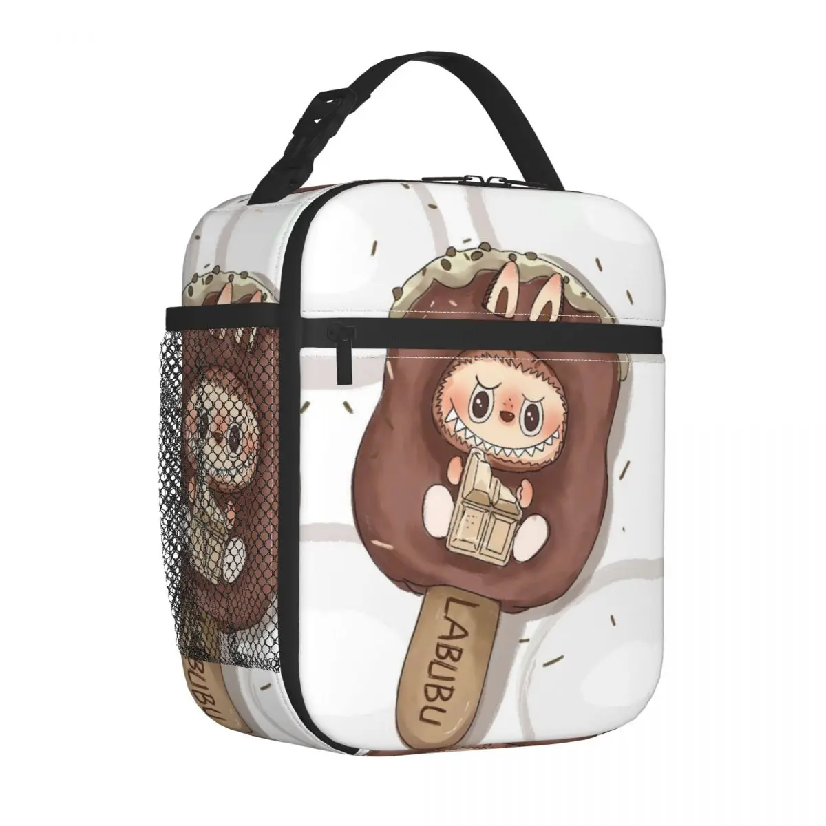 Custom Ice Cream Labubues Lunch Bag Cooler Warm Insulated Lunch Box for Children School Food Portable Tote Bags