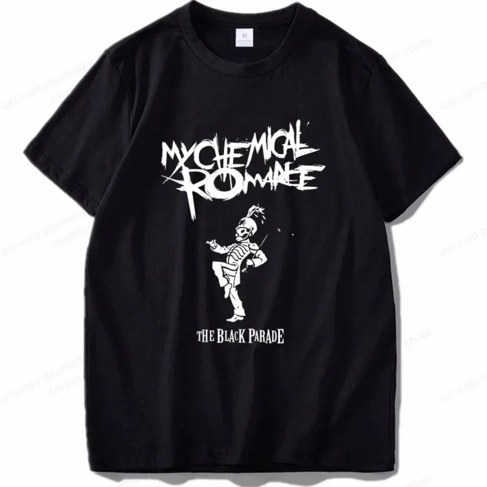 My Chemical Romance T-Shirt Damen T-Shirts Coole Hip-Hop Herren T-Shirts Lässige Sommer Vintage Anime Unisex Mode Y2K Kleidung ﻿ – Detail 8