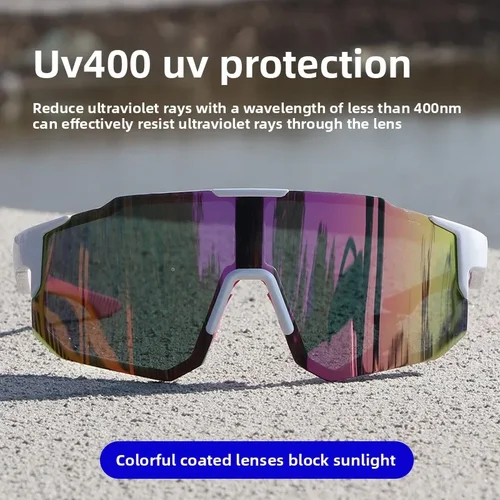 Imagen 2 del producto Gafas de ciclismo, gafas para miopía, gafas de sol polarizadas graduadas personalizadas para hombre, lentes fotocromáticas profesionales UV400 para deportes al aire libre