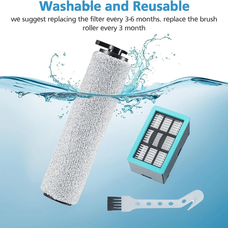 JDZD-3831 валик щетки для пылесоса + запасные части фильтра для Bissell Crosswave HF2/3845N/3831 скребок для пола