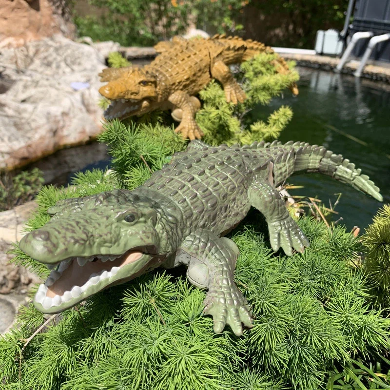 Remote Control  Boat Crocodile Simulation Electric 2.4G Shark Hot Days Children's Outdoor Games Toys For Boy Christmas Gifts