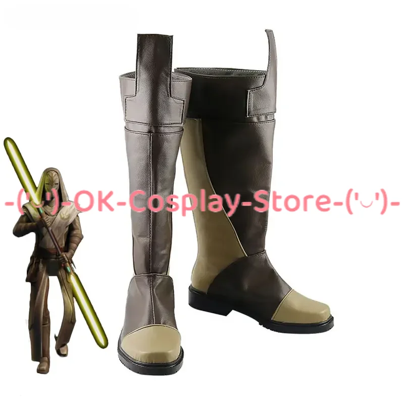 

Wars Jedi Temple Guard Cosplay Shoes PU Leather Shoes Halloween Carnival Boots Cosplay Props Custom Made