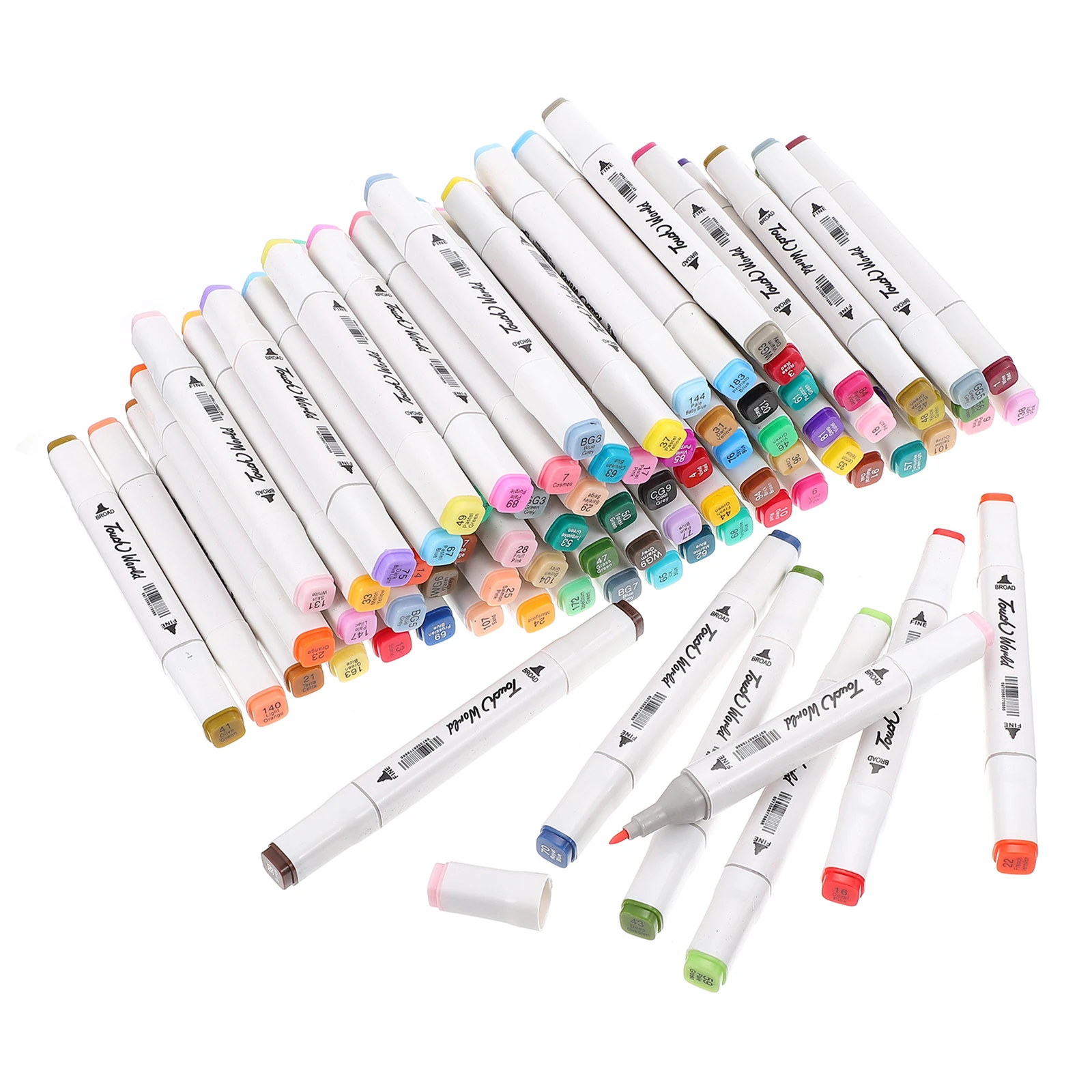 

80 color Marker Pens Durable Watercolor Fashionable Sketching Double headed Painting Tools for Art Craft Coloring