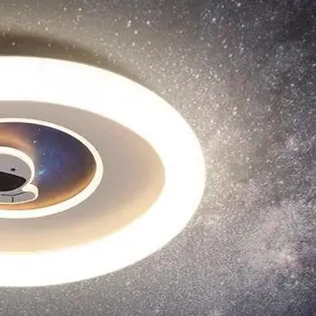 

Детская потолочная лампа в виде астронавта, милая мультяшная люстра для детской комнаты, спальни, детского сада, декор в космическом стиле, светодиодный потолочный светильник