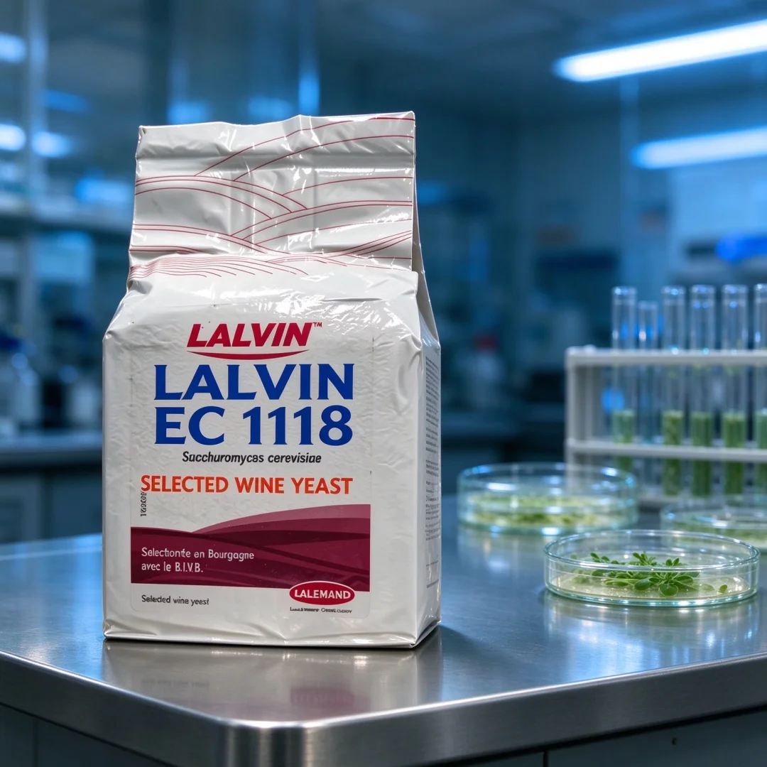 LALVIN EC-1118 Natural Yeast Strain French Champagne Region, Aluminum Bag Packaging, 50g for Home Bar Winemaking