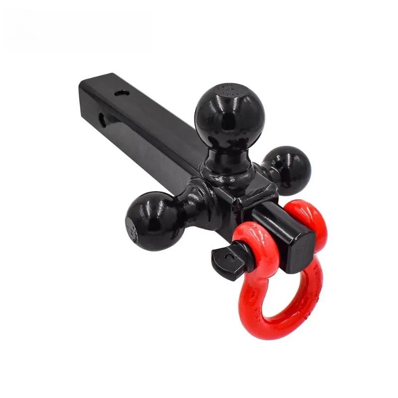 Heavy Duty 3-Ball Trailer Arm - 360° Rotatable Tow Hitch for Car Modification & Towing