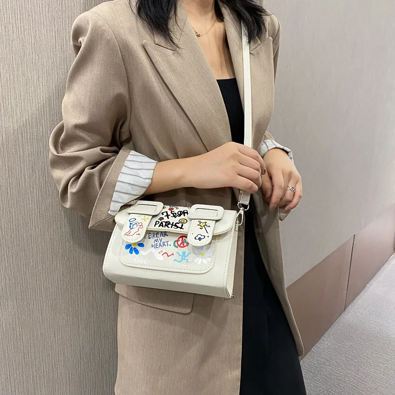 كامبريدج حقيبة الكتابة على الجدران المرأة حقائب كروسبودي موضة حمل الحقائب للنساء محفظة وحقائب اليد حقيبة مصممة الأم حقيبة أطفال لفتاة