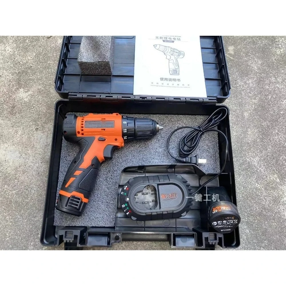 (For OUBAO OB302D 301D) 12V Rechargeable Lithium Cordless Drill, Multi-functional Hand Drill