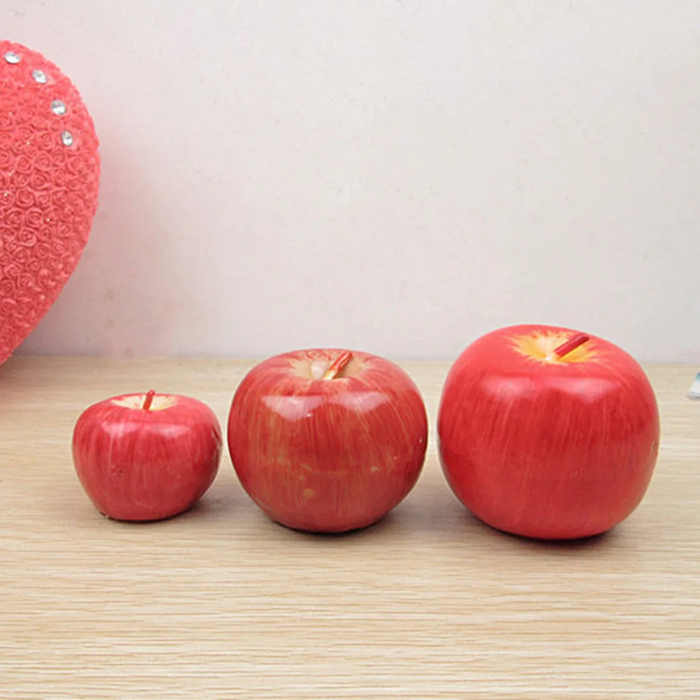 محاكاة أبل تصميم واقعي ممتاز ديكور عيد الميلاد هدية إبداعية لتزيين حفلات الزفاف الصديقة #3