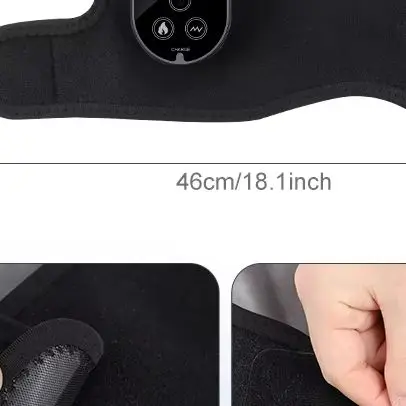 

Горячий компресс-массажер для лодыжки, 6-уровневый подогрев, 3-уровневый вибрационный защитный пояс для ног для массажа суставов, релаксация, поддержка лодыжки, бандаж