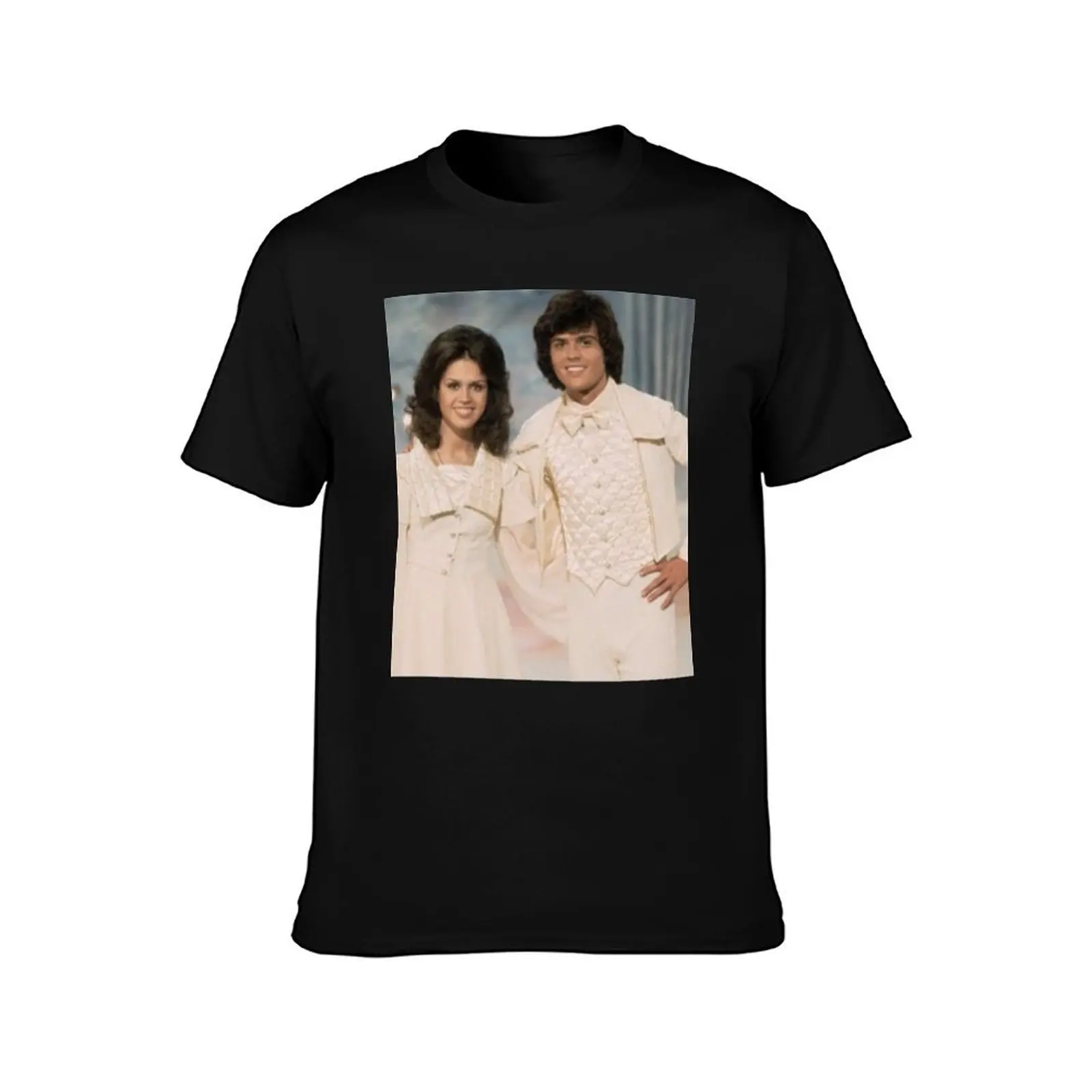 Donny _amp_ Marie Osmond Young Young Donny Osmond Young Marie Osmond T-Shirt Plus Size Gym Sports T-Shirt