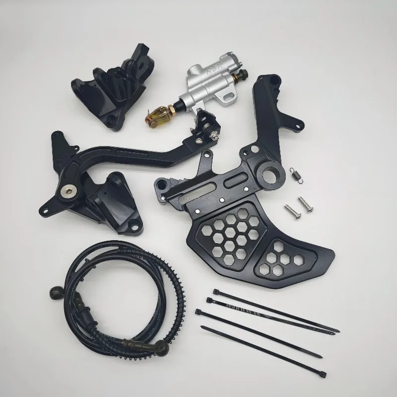 CNC Part Strengthened FMO for Surron Ultra Bee Left Dual Caliper Bracket and Foot Pegs Brake Bracket Motorcycle Accessories