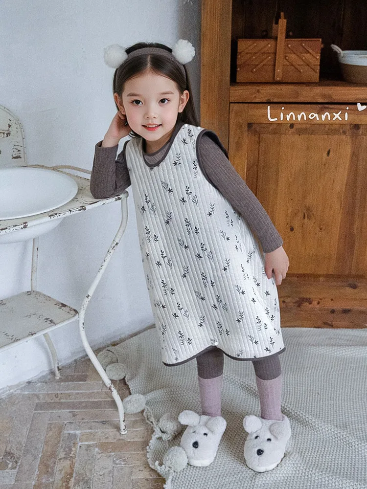 Baby & Toddler Sleeveless Sleep Sack 2025 Winter Warm Vest-Style Wearable Blanket Girls Boys Cozy Home Romper