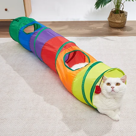 

New Fashion Multi-Function Pet Entertainment Toys Cats and Dogs Hideout Tunnel Tubes & Tunnels Design