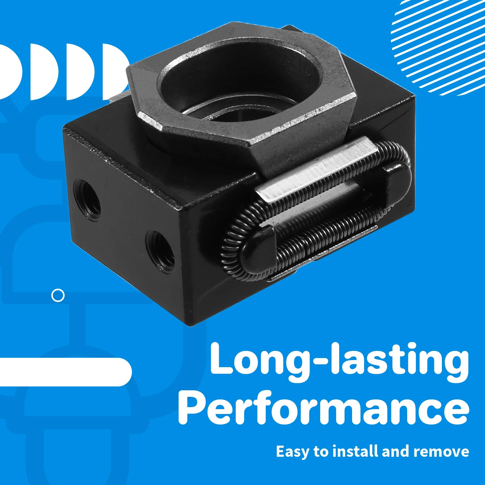 M10 CNC Clamp M10 Pneumatic OK Clamp With Smooth Side Clamps Support Heavy Cutting And Finishing-B51B