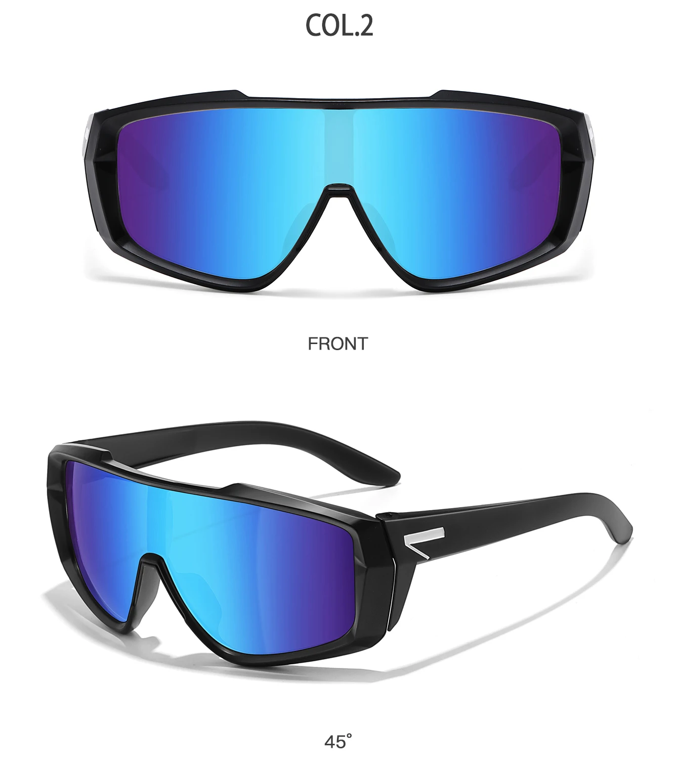 Bunte Jugend-Sonnenbrille, UV400, winddicht, MTB, Fahrrad, modisch, Outdoor-Sport, Radfahren, Schutzbrille für Männer und Frauen – Detail 4