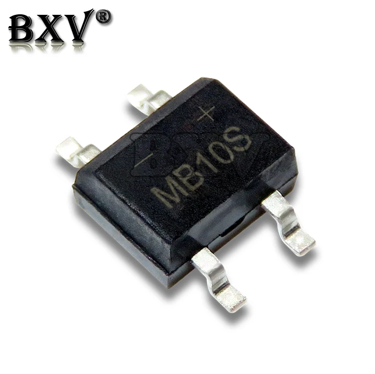 (50piece/lot) MB2S MB6S MB10S MB6F MB10F SOP-4 Bridge Rectifier