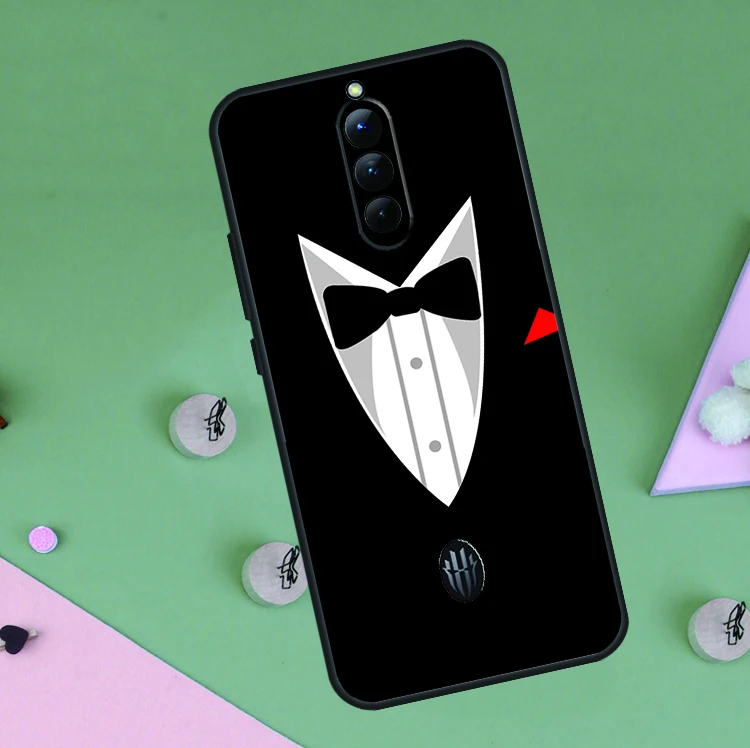 Man Suit Shirt Tie Case For Red Magic 9 8 10 Pro Plus 6 6S 7S 7 Pro 5G 6R RedMagic 9S 8S 10S Pro Plus Cover - view 2