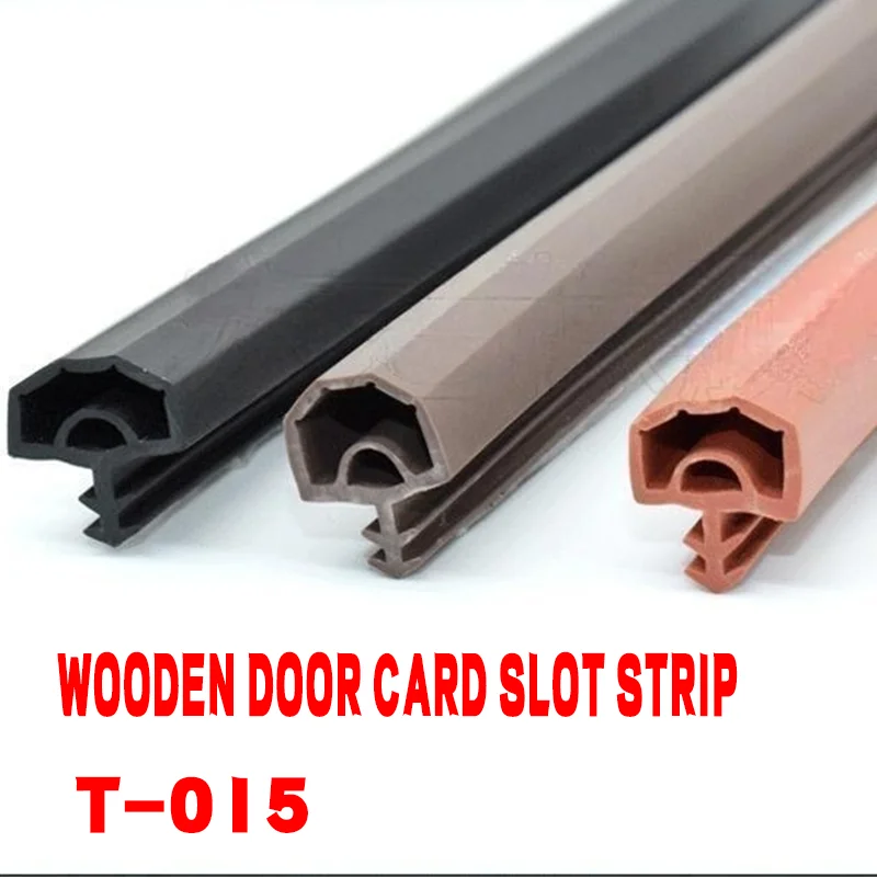 Sealing strip for door gaps, filling gaps in wooden doors, windproof and dustproof, door frame slot, anti-collision strip.10m