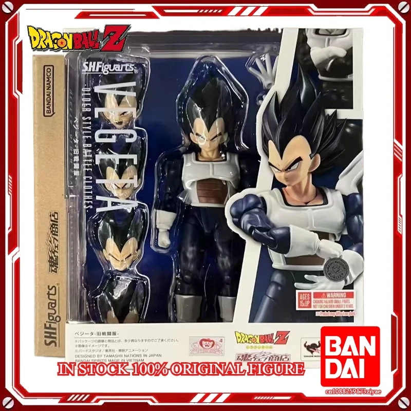 

В наличии 100% оригинал Bandai S.H.Figuarts SHF VEGETA Старый боевой костюм Dragon Ball ZAnime Коллекция фигурок Модель игрушки