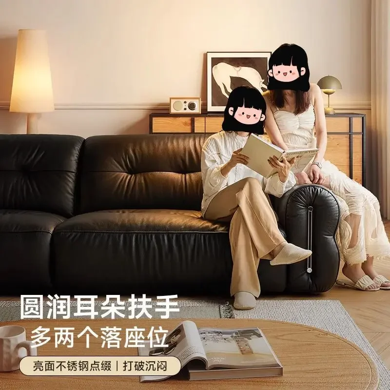 Sofá nuvem retrô francês para três pessoas