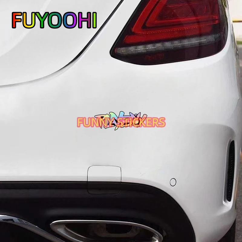 FUYOOHI Playboy Logo Decal Home Decor Car Sticker Vinyl Cover Table Desk Car Dress Up Waterproof