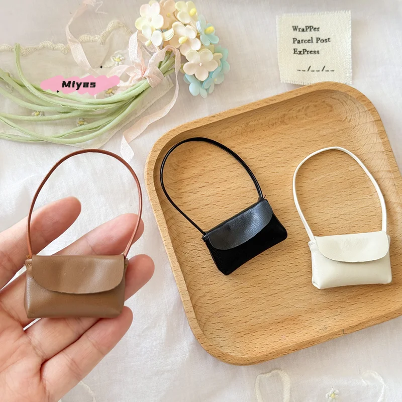 

Женская сумка для куклы из искусственной кожи 15-17 см, кошелек, игрушка для ролевых игр с украшением для кукольного домика, аксессуары для детей