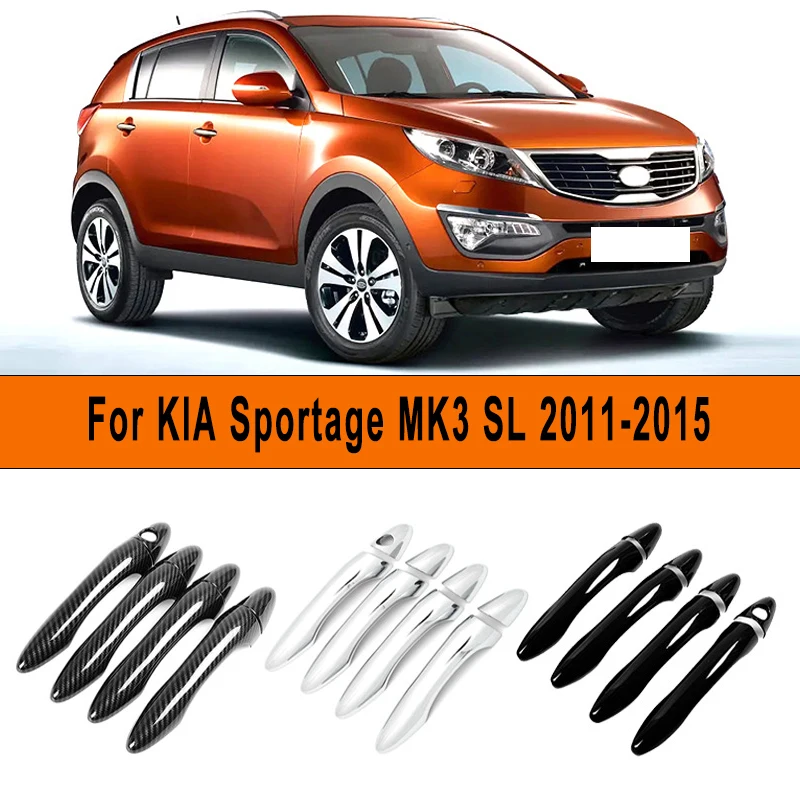 

Чехлы на дверные ручки автомобиля, накладка, Стайлинг, наклейка, авто внешние аксессуары для KIA Sportage MK3 SL 2011-2015 2014 2013 2012