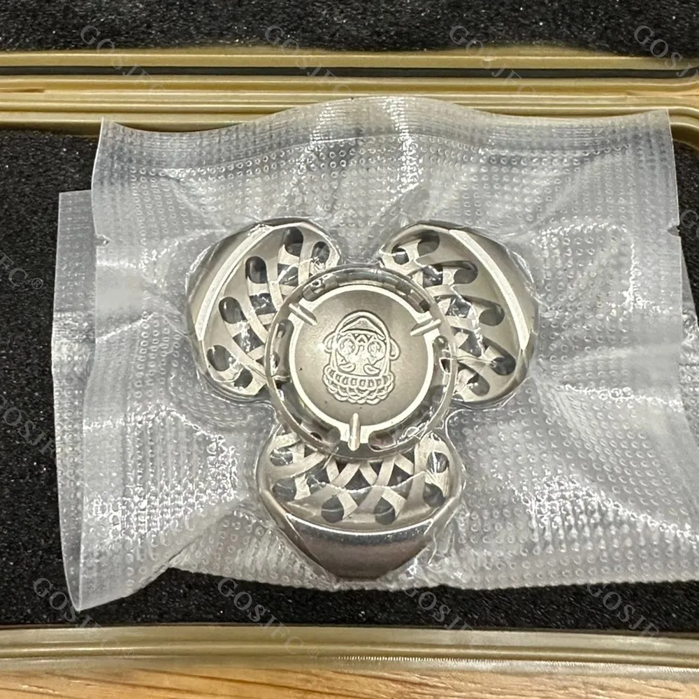 ZacLab Fidget Spinner titane soulagement du Stress jouet gyroscope bureau accessoires Fidget jouets pour adultes