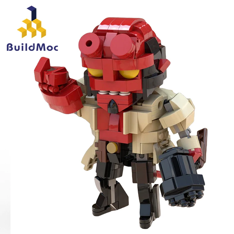 

Buildmoc Super Heroes Helled boy Action Figures MOC Set Building Blocks Kits Toys for Children Kids Gifts Toy 426PCS Bricks