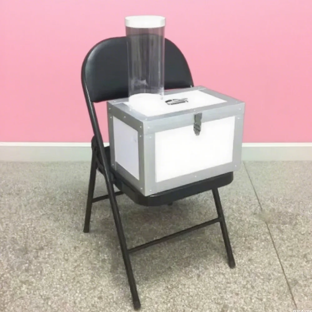 

Master Prediction System (White Box+Chair) Magic Tricks Professoinal Stage Illusions Mentalism Gimmick Props
