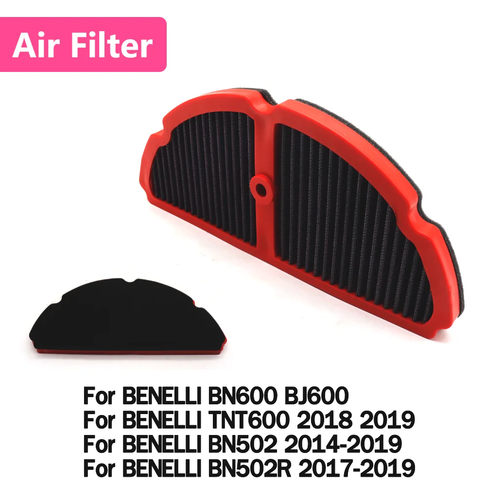For BENELLI BJ600 BN600 TNT600 BN502 BN502R BJ BN TNT 600 BN 502 R Motocycle Air Filter Cleaner Drive Element Intake Cleaner