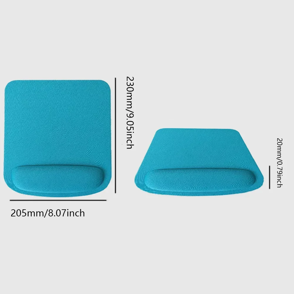 แผ่นรองเมาส์กันลื่นแผ่นรองเมาส์แบบนุ่มแผ่นรองเมาส์สี่เหลี่ยมกันลื่นสำหรับคอมพิวเตอร์แล็ปท็อปสำหรับพิมพ์ชุดอุปกรณ์สำนักงาน